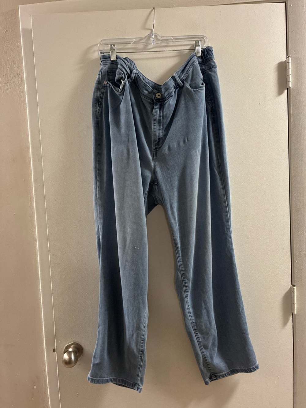 J. Jill Light Blue Authentic Fit Slim Ankle Straight-Leg Jeans
